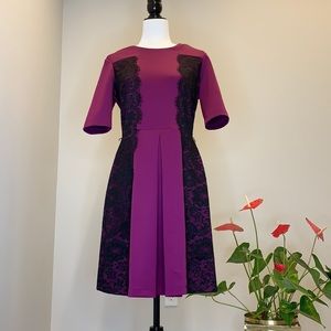 FINAL SALE! Gabby Skye purple floral dress, size 10